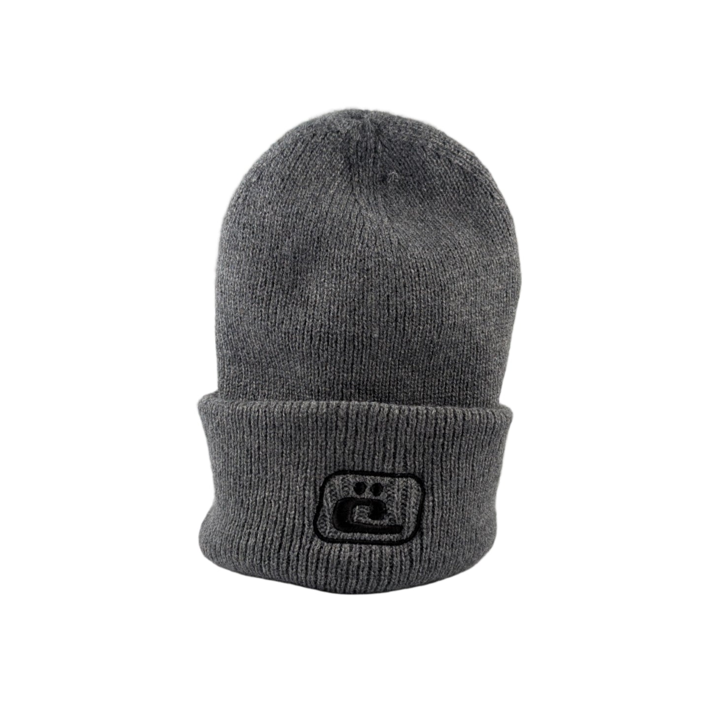 Prémium kötött sapka - grafit / fekete